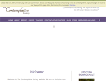 Tablet Screenshot of contemplative.org